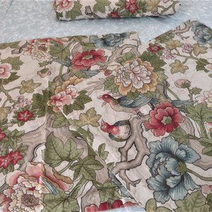 SOLD - Pottery Barn cotton/linen king duvet and 2 king shams